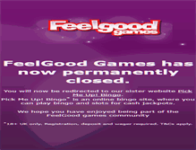 Tablet Screenshot of feelgoodgames.co.uk